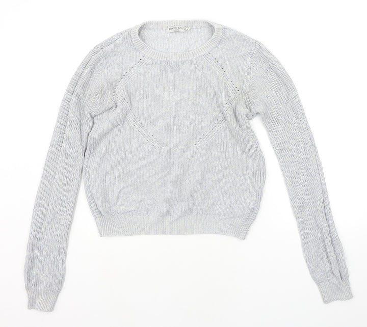 Brave Soul Womens Grey Pullover Jumper Size 14