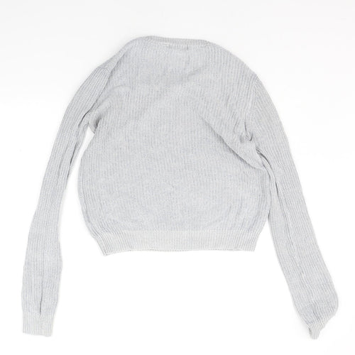Brave Soul Womens Grey   Pullover Jumper Size 14