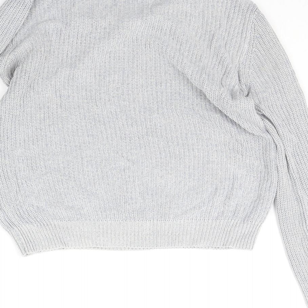 Brave Soul Womens Grey   Pullover Jumper Size 14