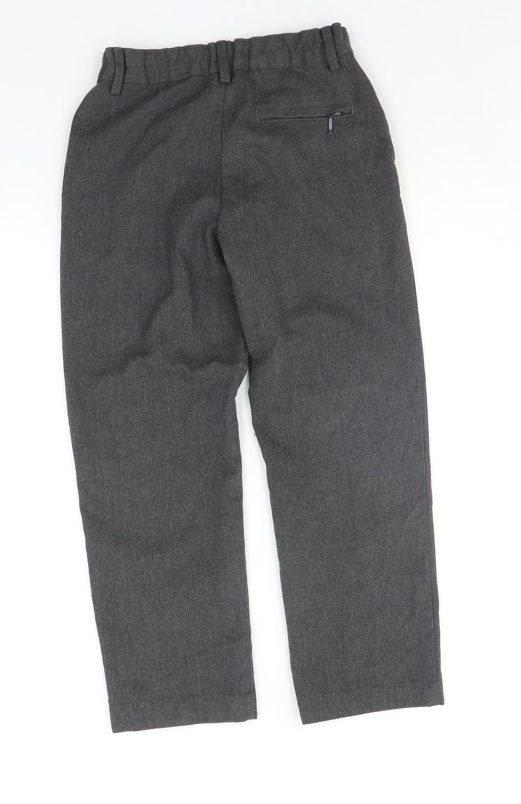 Marks and Spencer Boys Grey   Chino Trousers Size 7-8 Years