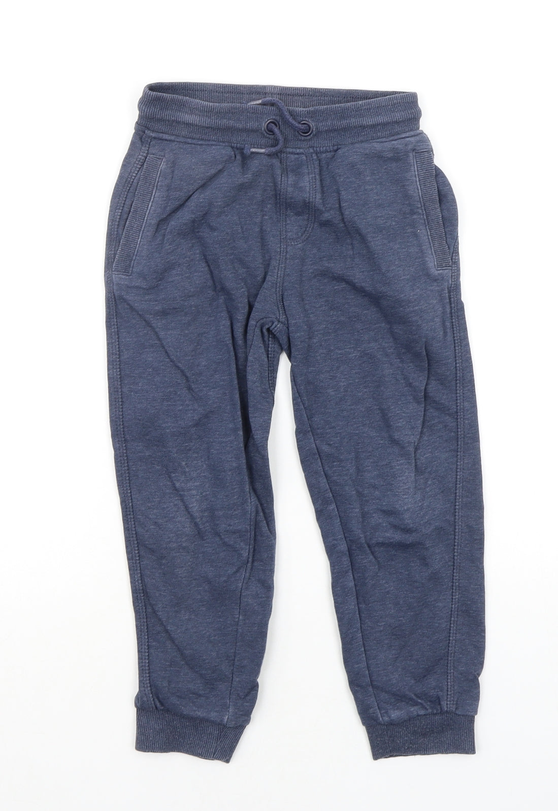 Nutmeg Boys Blue Ikat  Jogger Trousers Size 5-6 Years