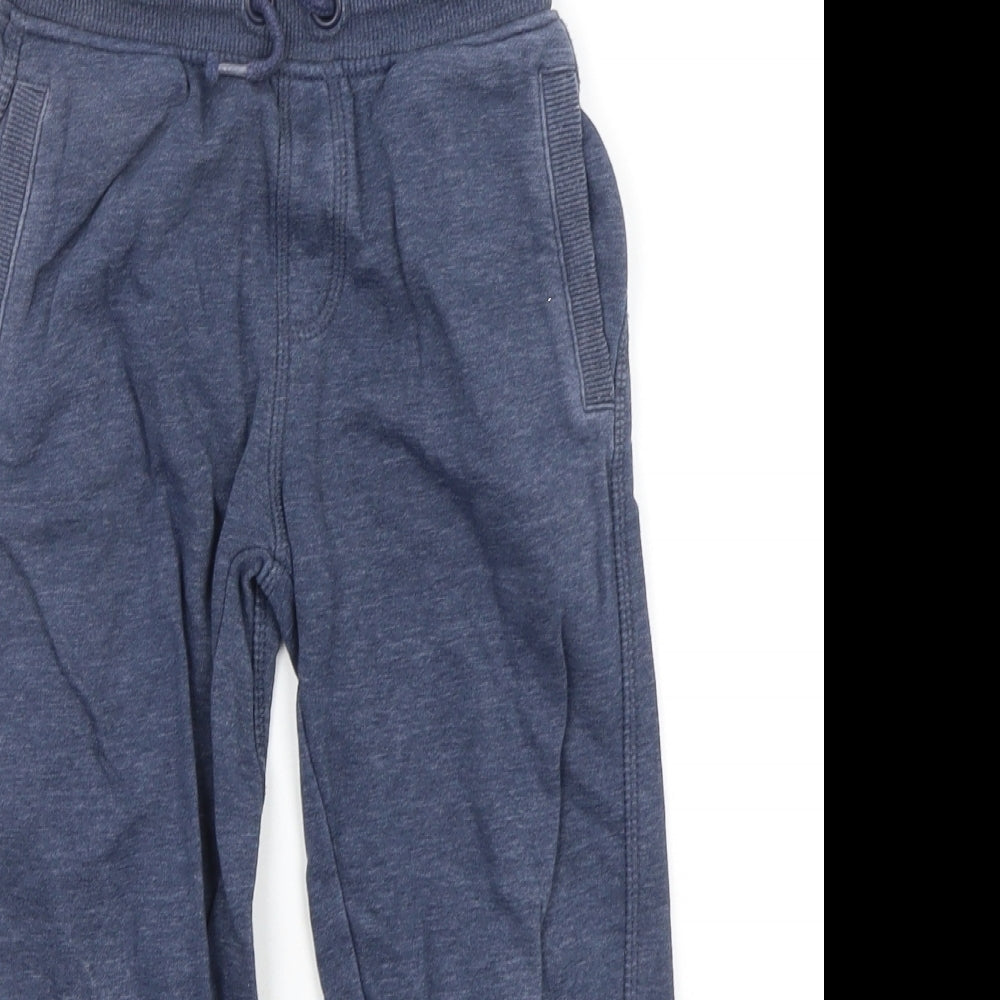 Nutmeg Boys Blue Ikat  Jogger Trousers Size 5-6 Years
