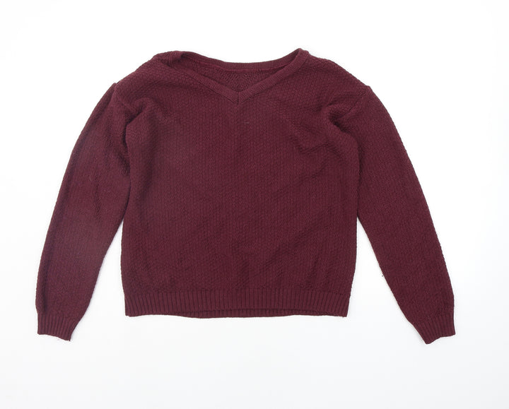 Dorothy Perkins Womens Purple   Pullover Jumper Size 8