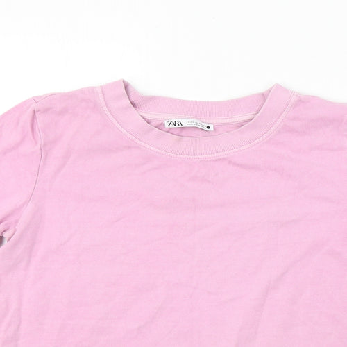 Zara Womens Pink   Basic T-Shirt Size S