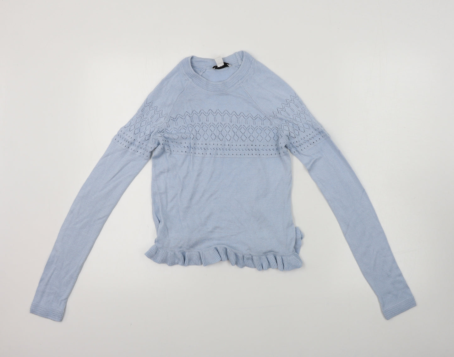 Topshop  Womens Blue   Pullover Jumper Size 8