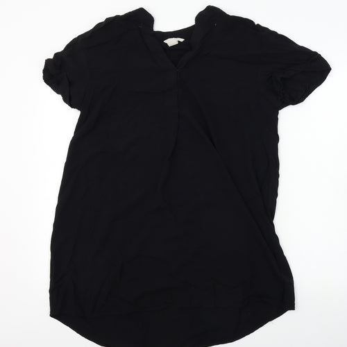 H&M  Womens Black   Basic Blouse Size S