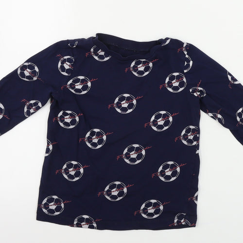 George  Boys Blue   Basic T-Shirt Size 5-6 Years