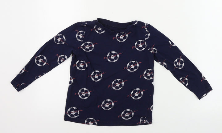 George  Boys Blue   Basic T-Shirt Size 5-6 Years