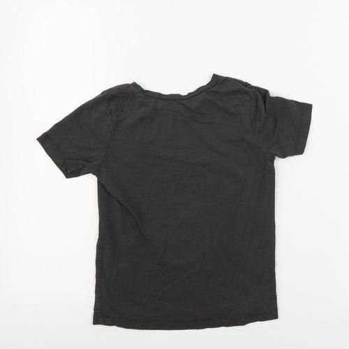 George  Boys Brown   Basic T-Shirt Size 5-6 Years
