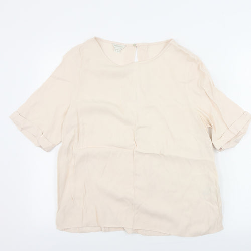 Monsoon  Womens Beige   Basic Blouse Size 12