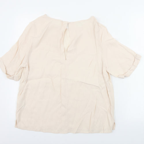 Monsoon  Womens Beige   Basic Blouse Size 12