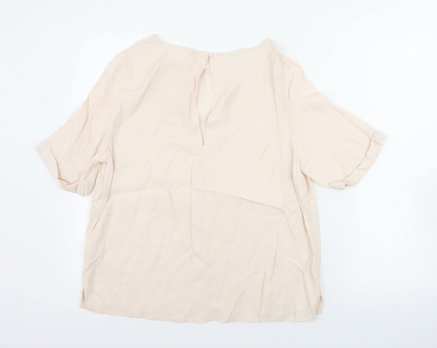 Monsoon  Womens Beige   Basic Blouse Size 12