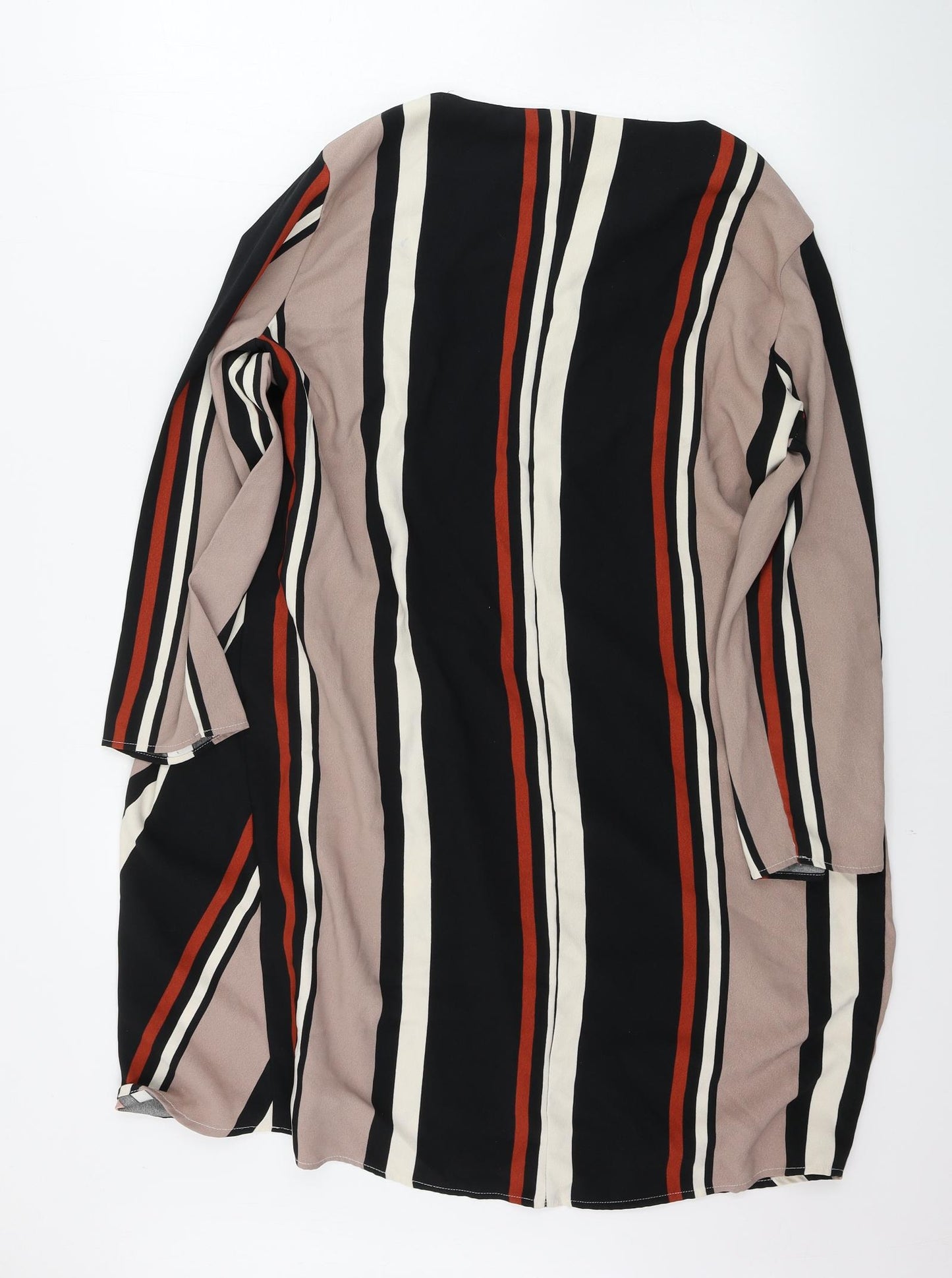 River Island  Womens Brown Striped  A-Line  Size 16