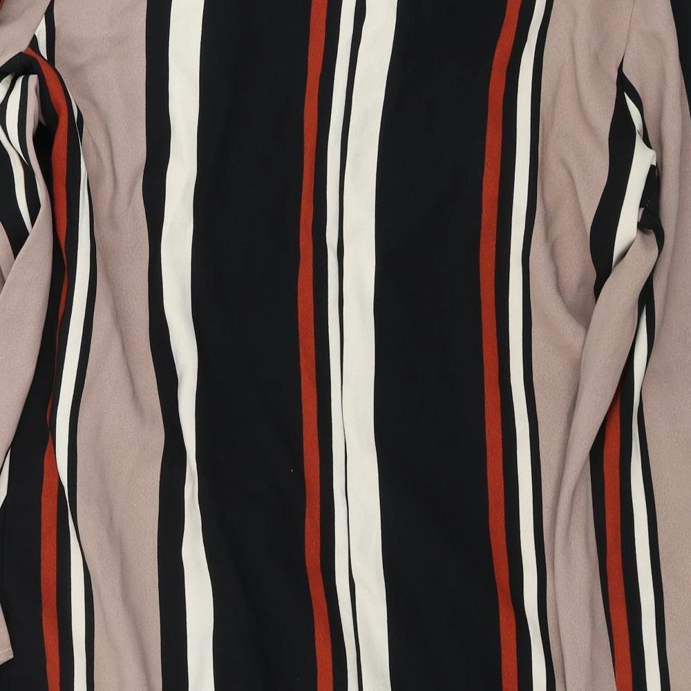 River Island  Womens Brown Striped  A-Line  Size 16