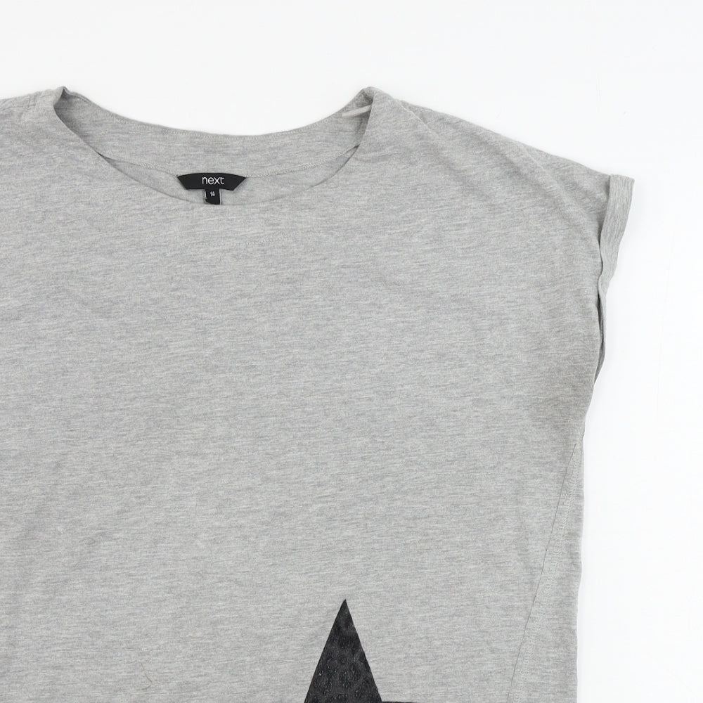 NEXT  Womens Grey   Basic T-Shirt Size 14