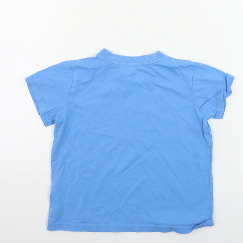 Demo Girls Blue   Basic T-Shirt Size 5-6 Years