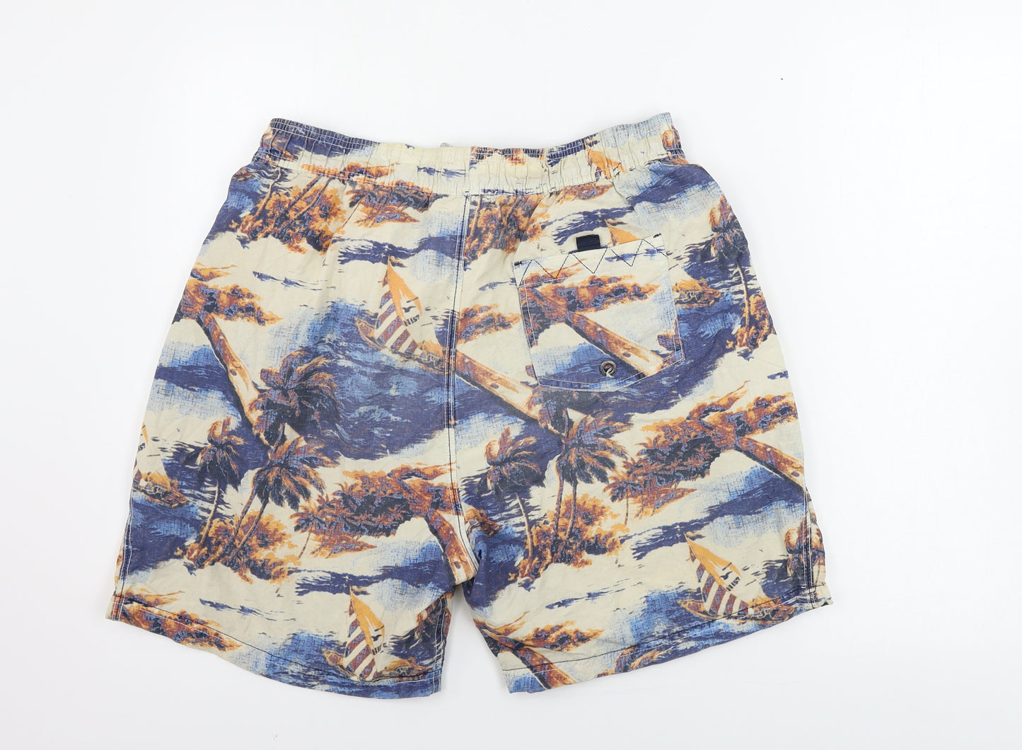 MANTARAY     Mens Blue Floral  Bermuda Shorts Size M