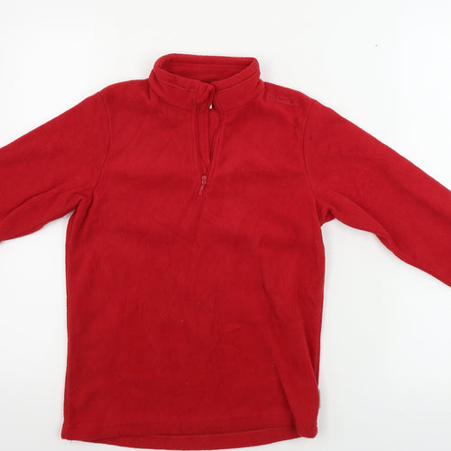 Quechua  Boys Red   Henley Jumper Size 10 Years