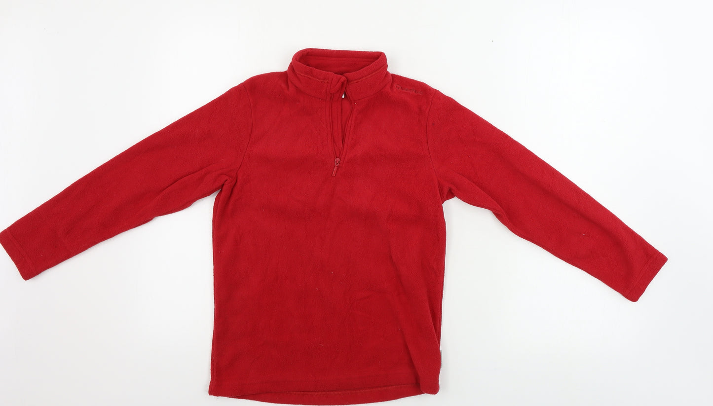 Quechua  Boys Red   Henley Jumper Size 10 Years
