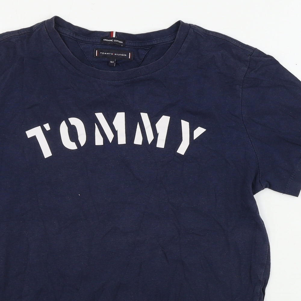 Tommy Hilfiger  Boys Blue   Basic T-Shirt Size 13-14 Years