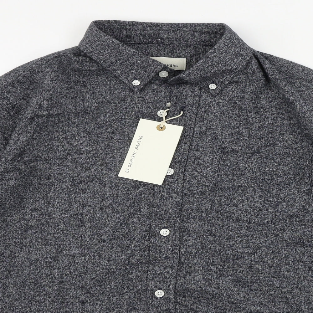 by garment makers Mens Grey    Dress Shirt Size L