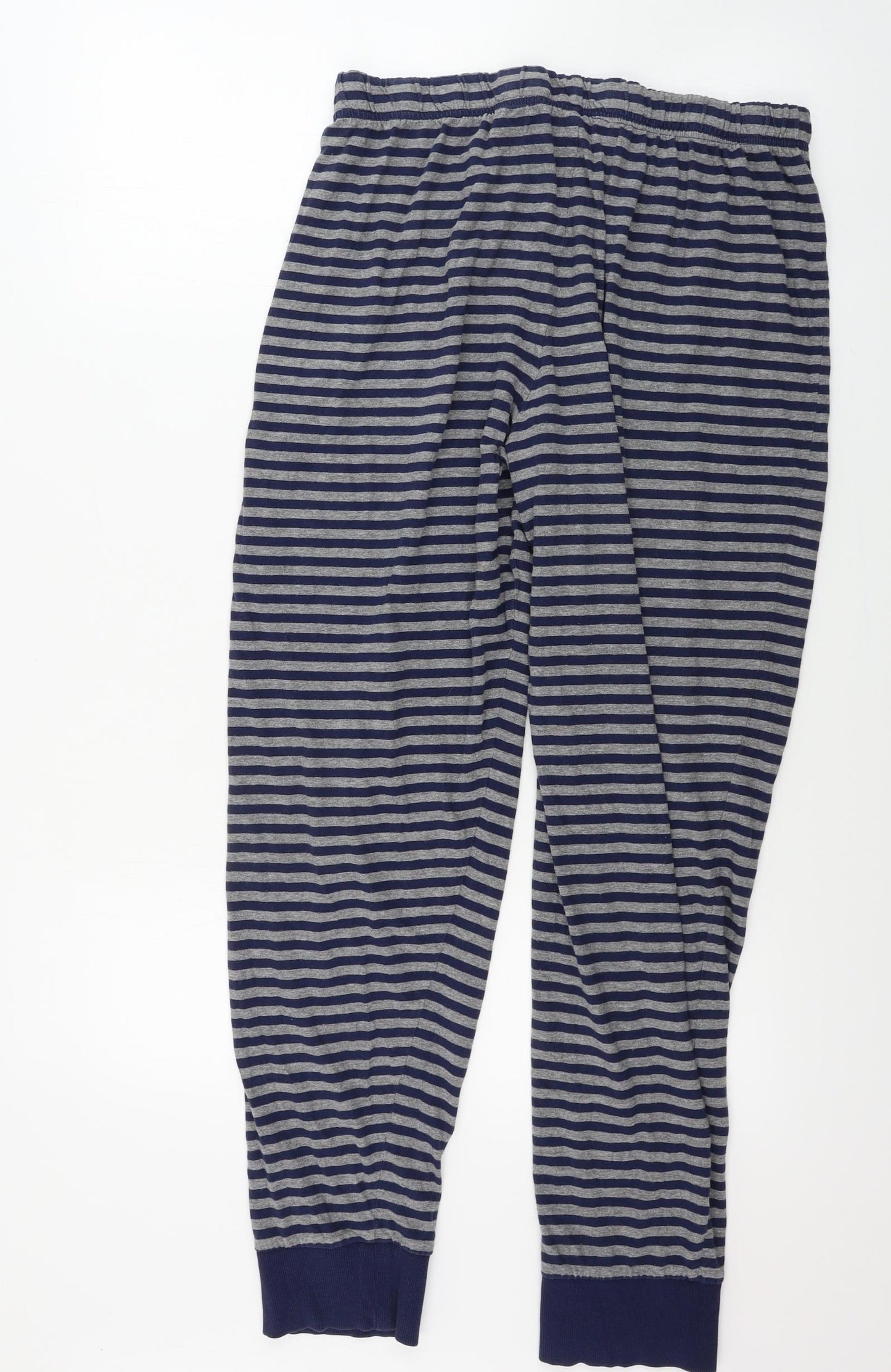 George  Mens Grey Striped  Trousers  Size L L25 in