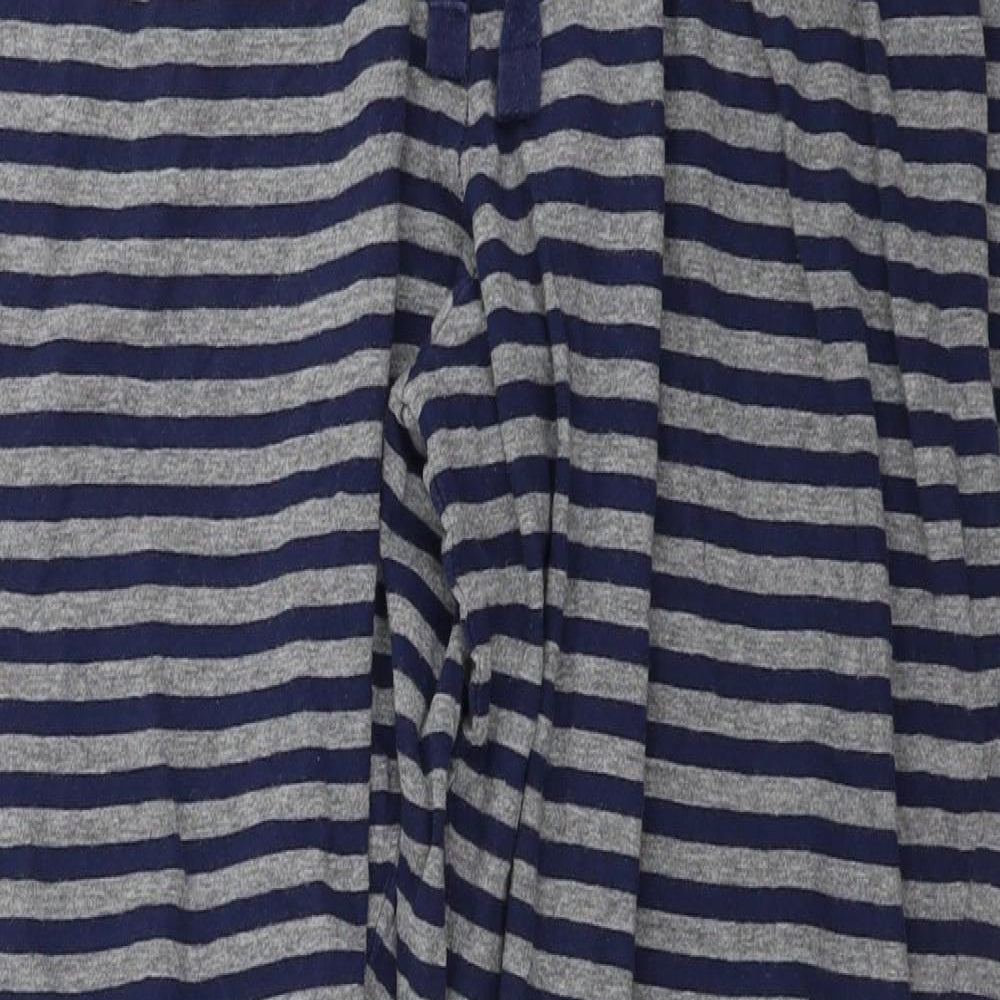 George  Mens Grey Striped  Trousers  Size L L25 in