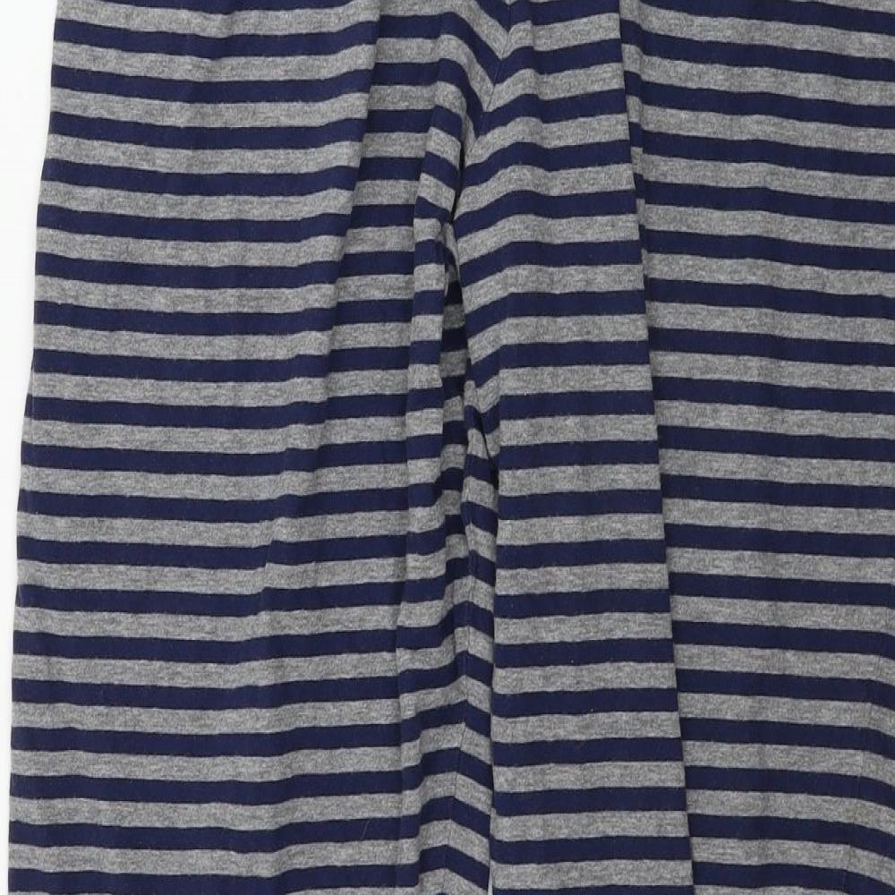 George  Mens Grey Striped  Trousers  Size L L25 in