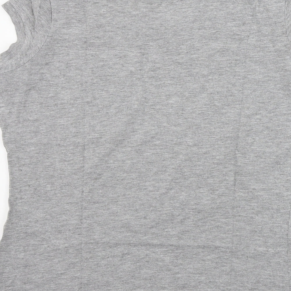New Look Womens Grey   Basic T-Shirt Size 10  - Wonder Woman