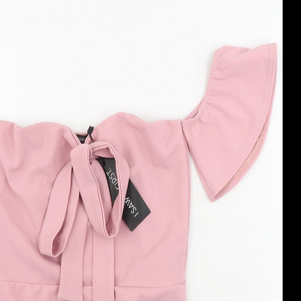 I SAW IT FIRST  Womens Pink   Jumpsuit One-Piece Size 10