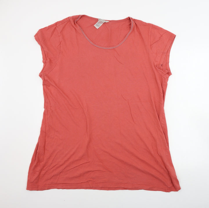 Avon  Womens Red   Top Pyjama Top Size 16