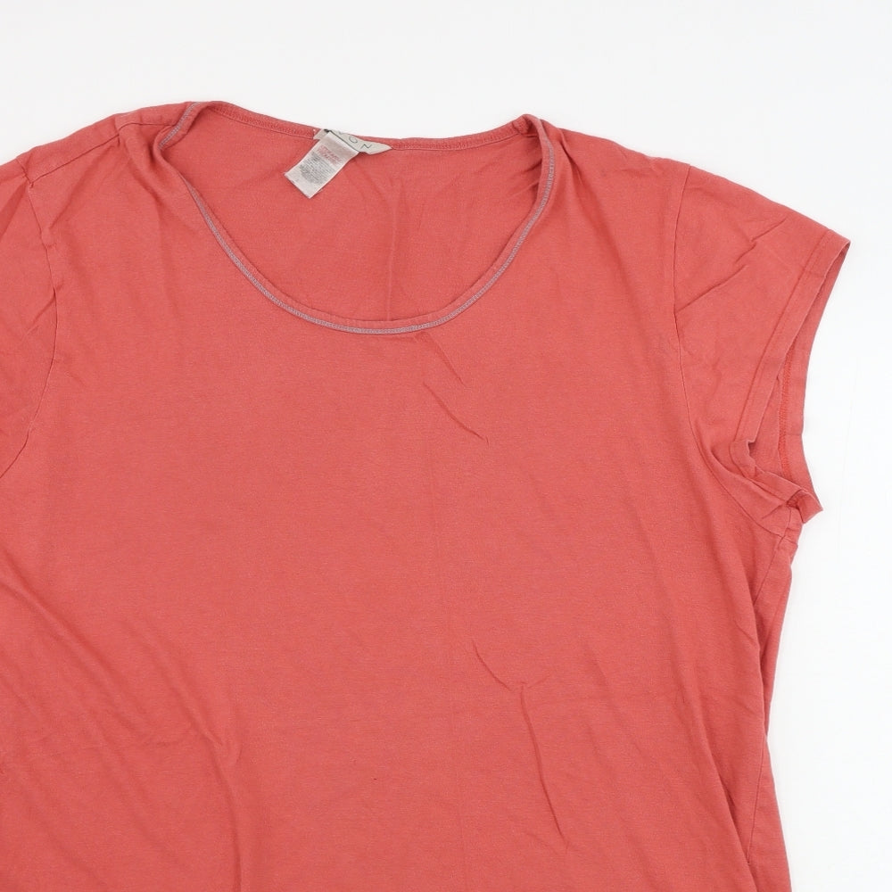 Avon  Womens Red   Top Pyjama Top Size 16