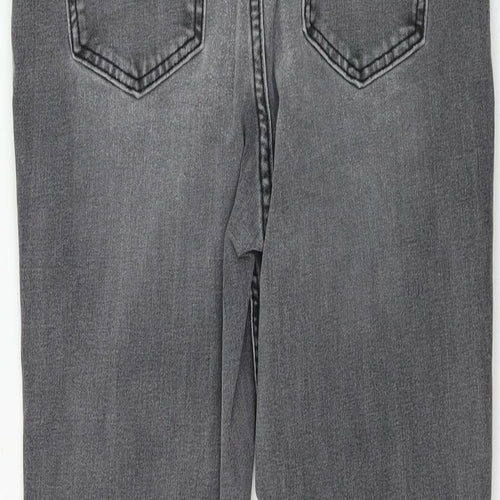NEXT  Womens Grey   Straight Jeans Size 12 L23 in