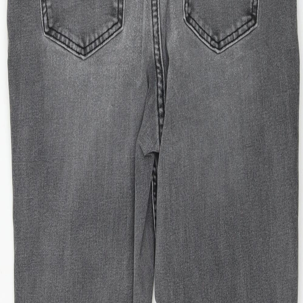 NEXT  Womens Grey   Straight Jeans Size 12 L23 in