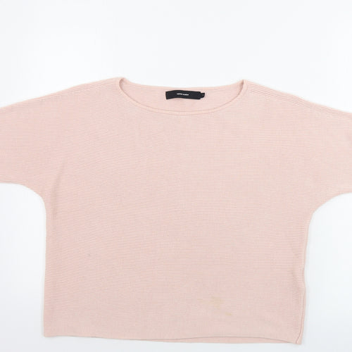 VERO MODA Womens Pink   Pullover Jumper Size M