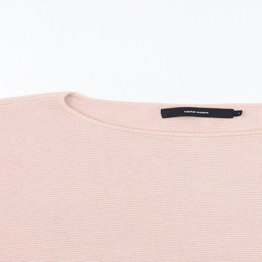 VERO MODA Womens Pink   Pullover Jumper Size M