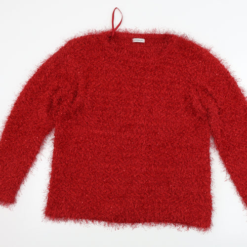 Damart Womens Red   Pullover Jumper Size L