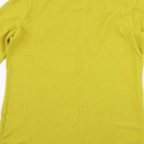 NEXT  Womens Yellow Houndstooth  Pullover Jumper Size 12