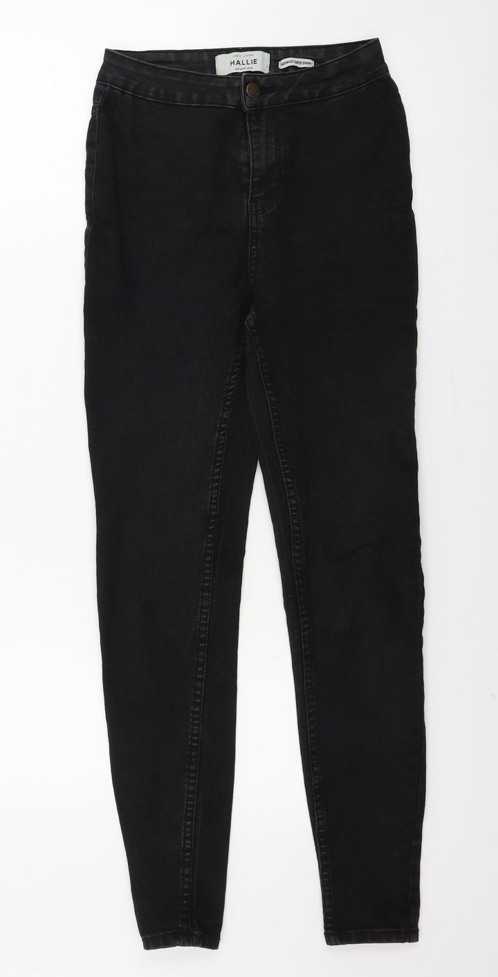 New Look Womens Black Skinny Jeans Size 8 L24 in