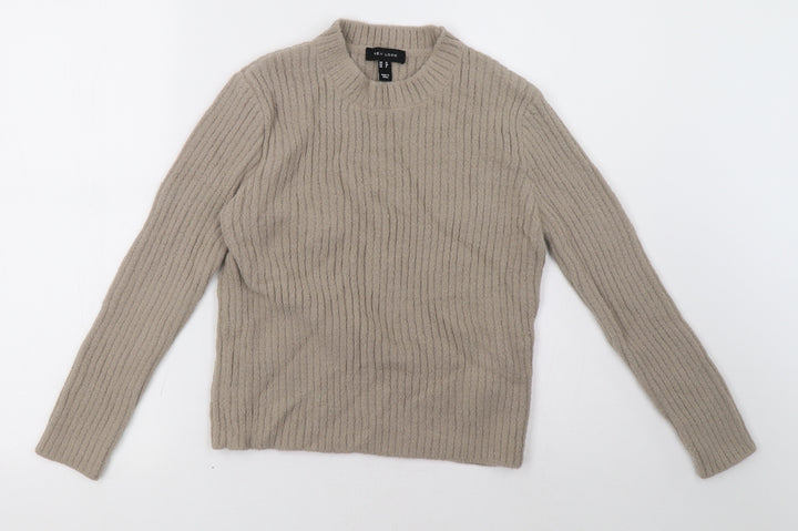 New Look Womens Beige   Pullover Sweatshirt Size 10