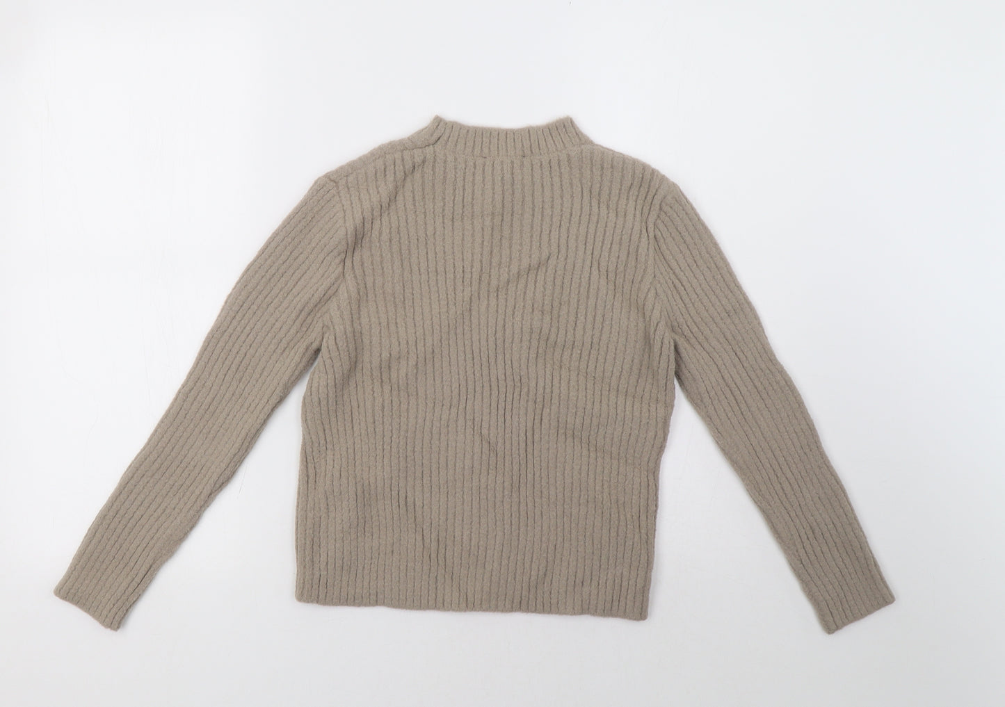 New Look Womens Beige   Pullover Sweatshirt Size 10