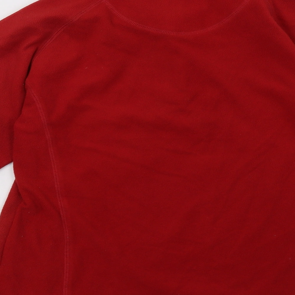 Mountain Life Womens Red   Pullover Sweatshirt Size 12