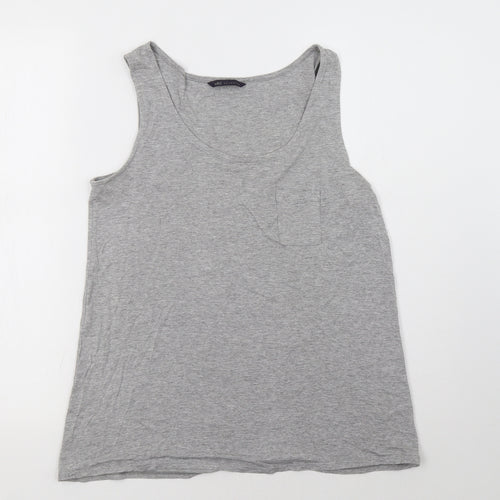 Marks and Spencer Womens Grey   Basic Tank Size 10