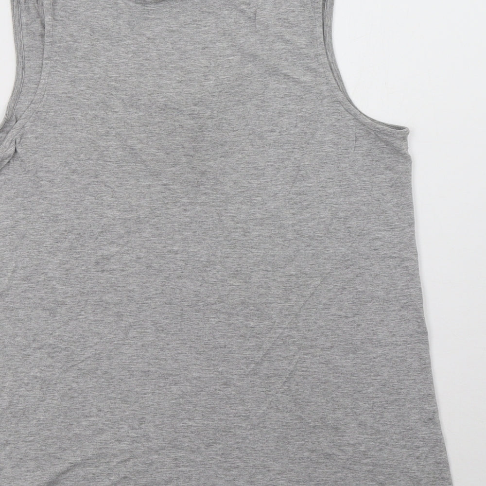 Marks and Spencer Womens Grey   Basic Tank Size 10
