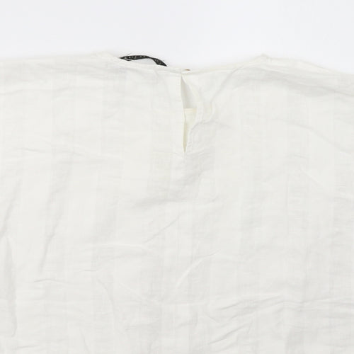 Zara Womens White   Basic T-Shirt Size M