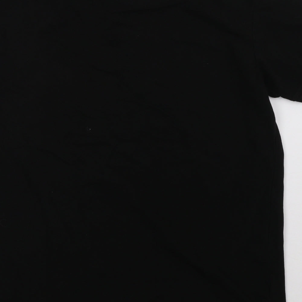 H&M Mens Black    Polo Size M