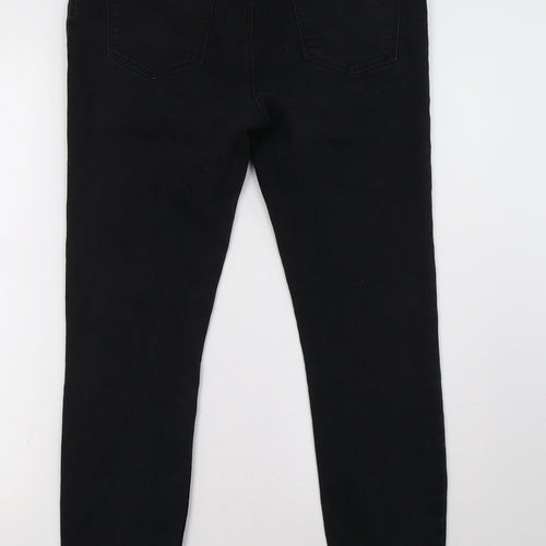 George Womens Black  Denim Jegging Trousers Size 12 L30 in