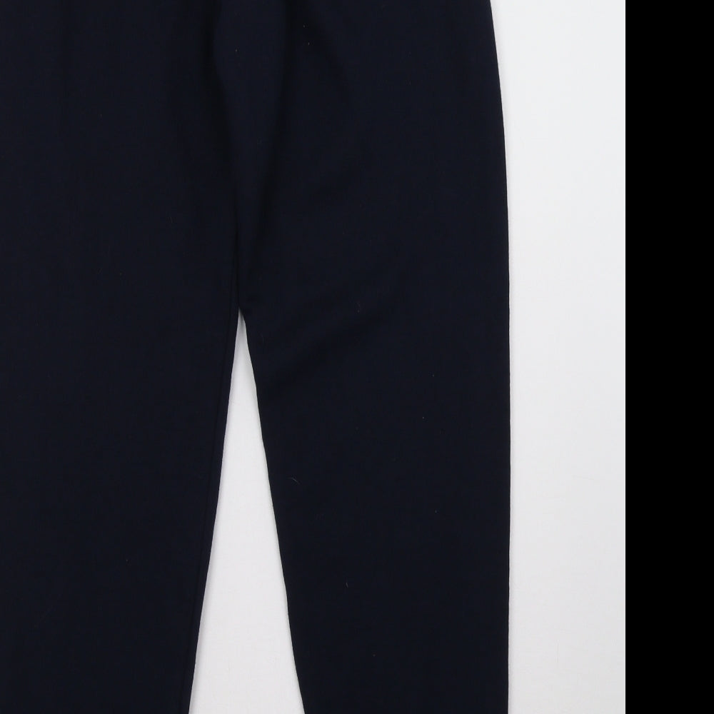 JERZEES Mens Blue   Jogger Trousers Size S L30 in