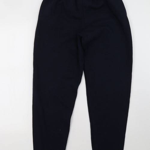 JERZEES Mens Blue   Jogger Trousers Size S L30 in