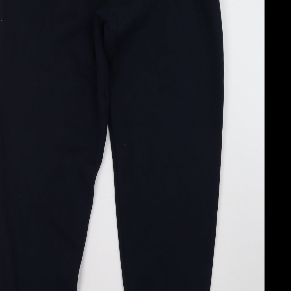 JERZEES Mens Blue   Jogger Trousers Size S L30 in